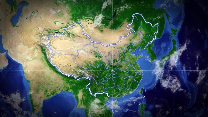 彬州市（地球中国定点俯冲）