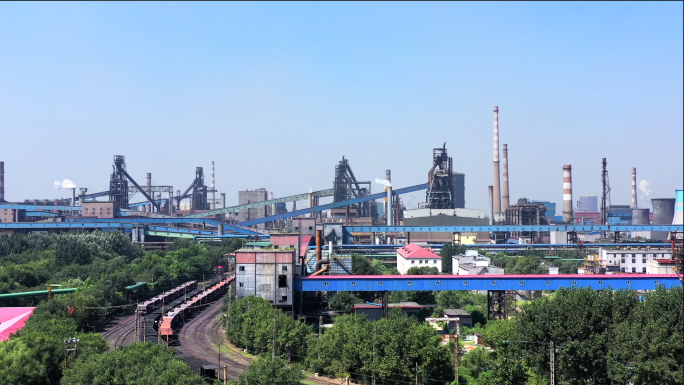 【4K】城市钢铁厂