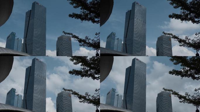 4k深圳国信证券大楼延时视频