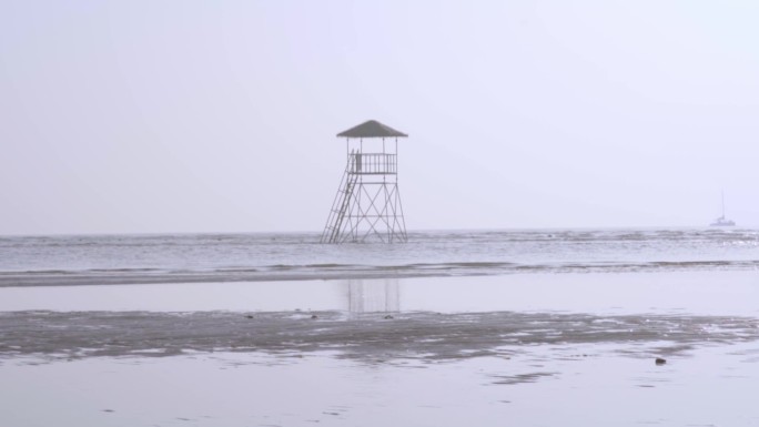 亭子滩涂湿地水流