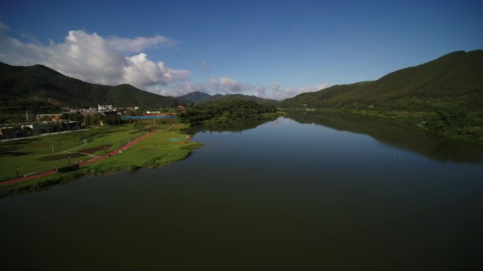 深汕合作区  深汕赤石河航拍大全景