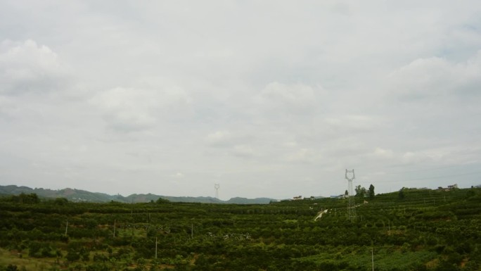 山村天空延时