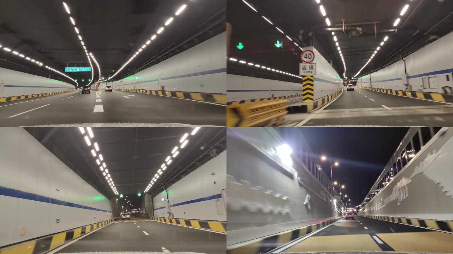 厦门市海沧隧道行车视频