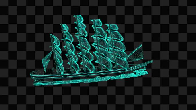 古代帆船古代航海丝绸之路LK11