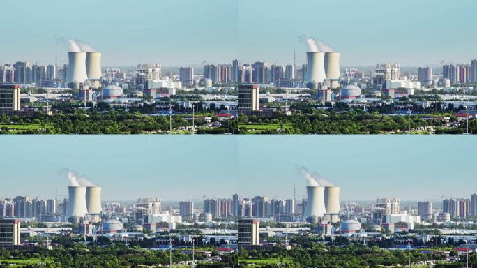 工厂排放污染