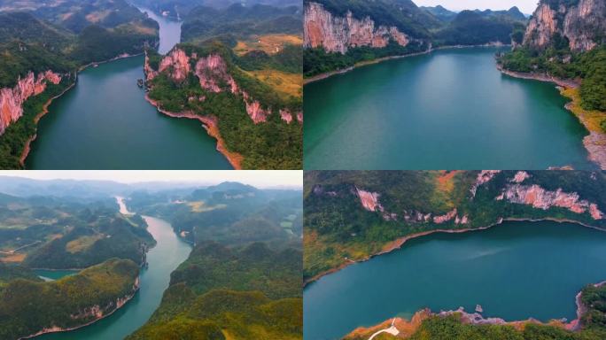 4k航拍长江三峡大好河山峡谷