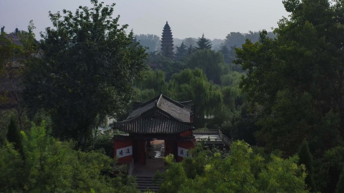 航拍白马寺齐云塔合集