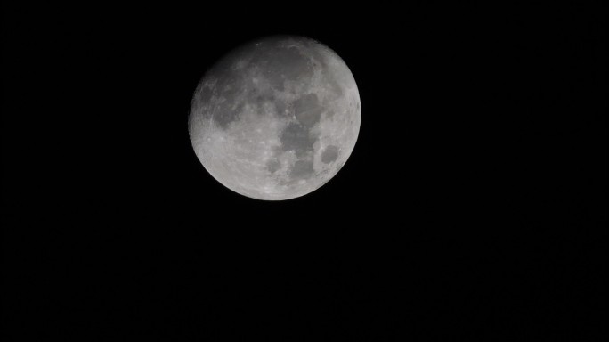 实拍月亮 月球 中秋