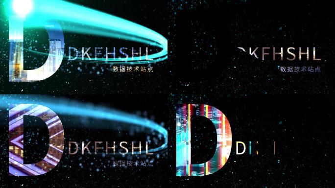 炫酷英文AE模板