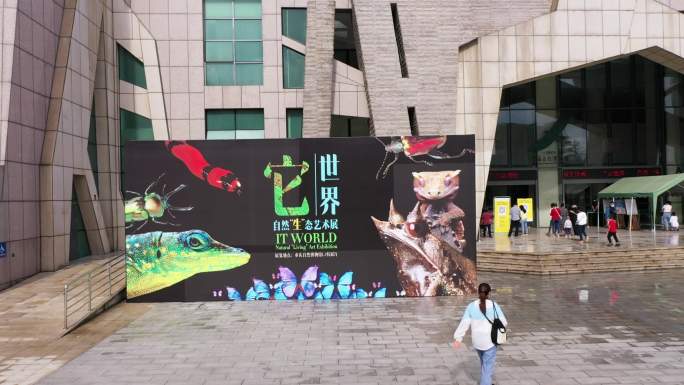 航拍重庆自然博物馆
