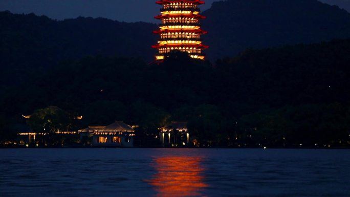 雷峰塔夜色1080P