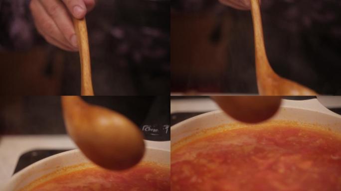 厨师煮番茄汤 (3)