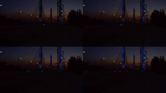 城市夜景霓虹