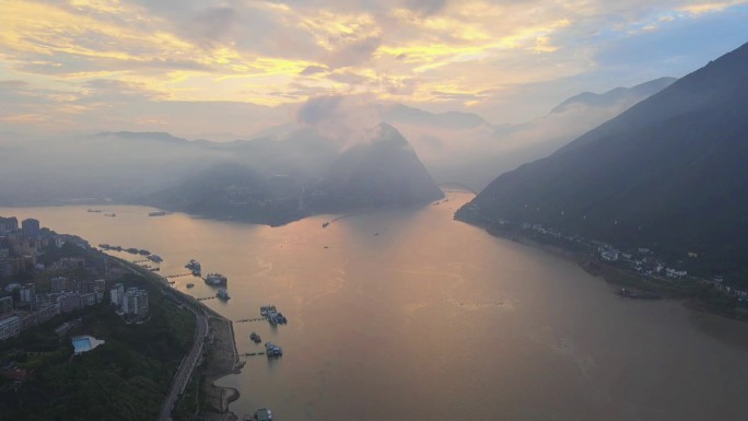 【原创】大气重庆巫山5A旅游城市实拍视频