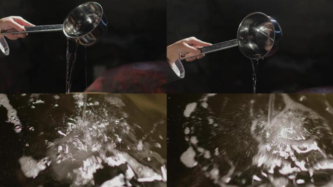 大型酒缸舀酒倒下一组01