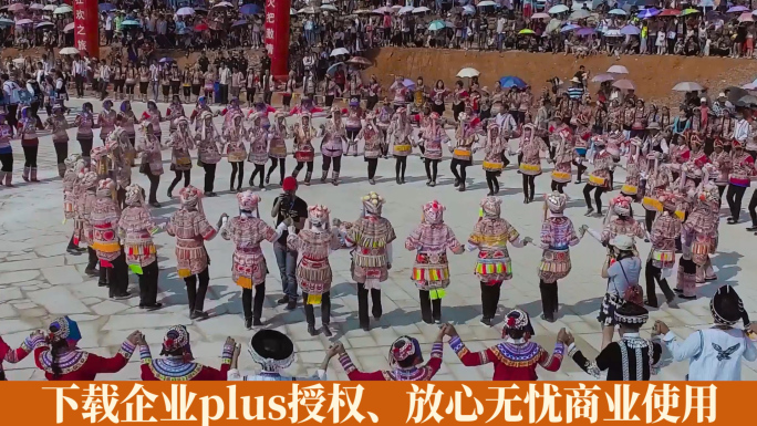 民族歌舞视频云南武定火把节彝族大型舞蹈