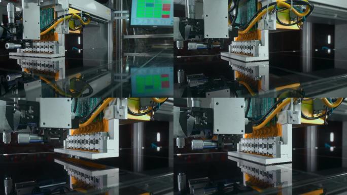 4k科技工业视频机器数码测量焊接输入