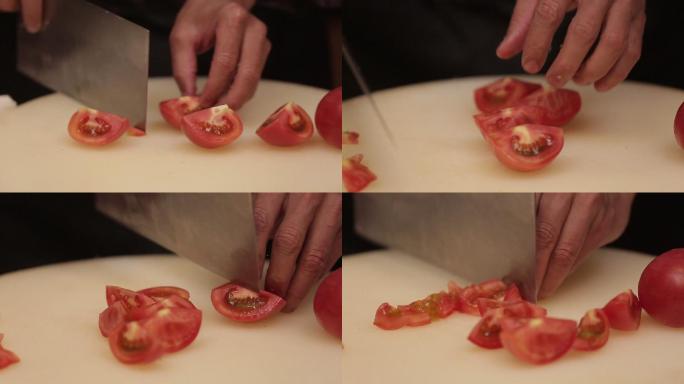 切番茄制作番茄罐头 (2)