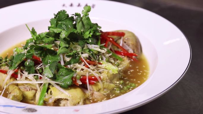 口水鸡白斩鸡白切鸡凉菜鸡肉实拍美食素材