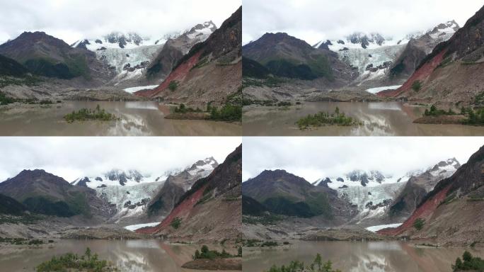 4K西藏米堆冰川航拍