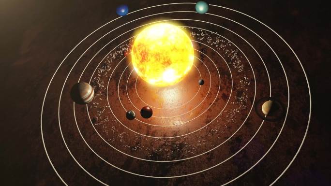 太阳系八大行星E3D ae模板
