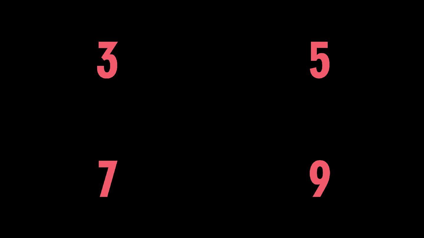 1-10数字形状变化