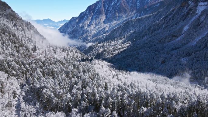 冬季海螺沟冰雪世界