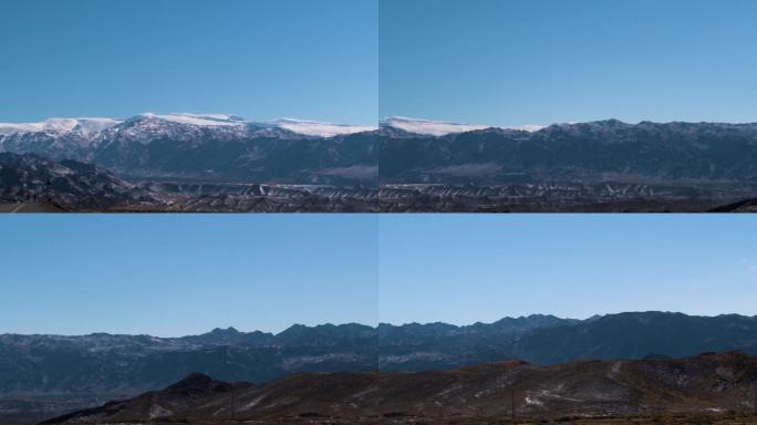 新疆哈密雪山