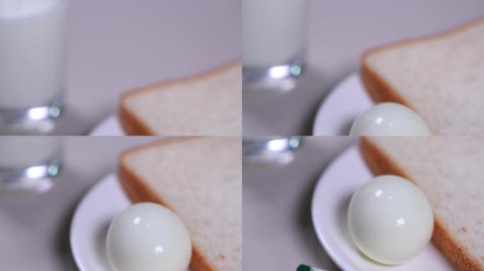 牛奶面包鸡蛋营养早餐 (3)