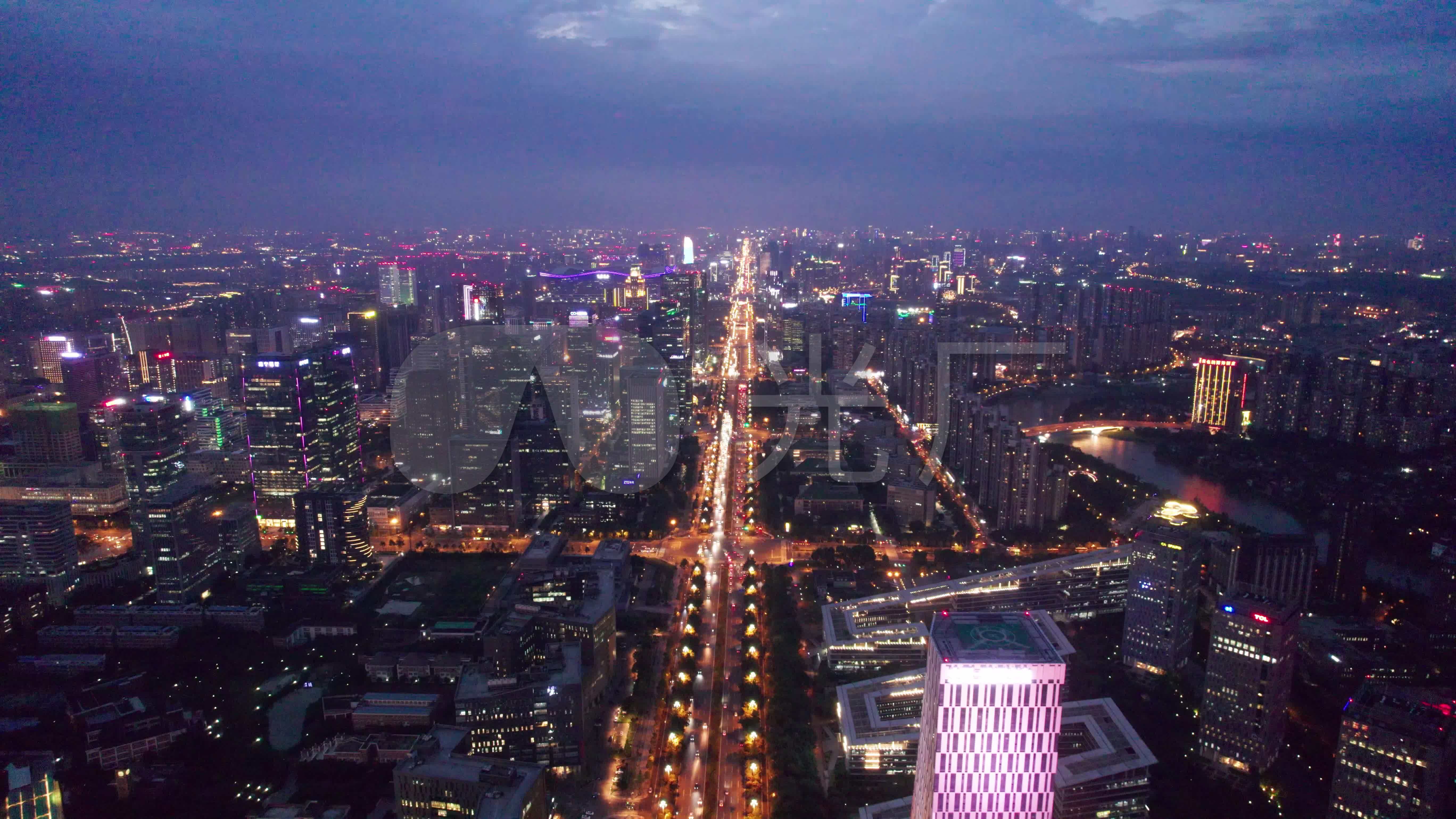 成都天府新区夜景俯瞰5k超清_5472X3078_高清视频素材下载(编号:6463081)_实拍视频_光厂(VJ师网) www.vjshi.com