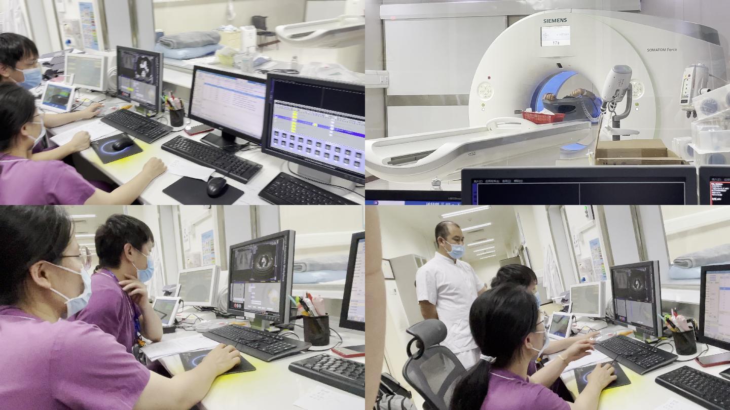 原创可商用 医院CT精准影像确诊患者病情