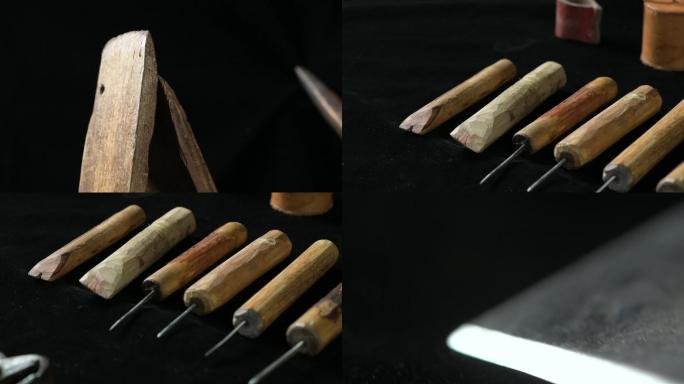 传统制皮工具