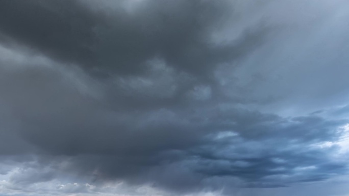 纯天空乌云大气震撼暴风雨前奏乌云滚滚延时