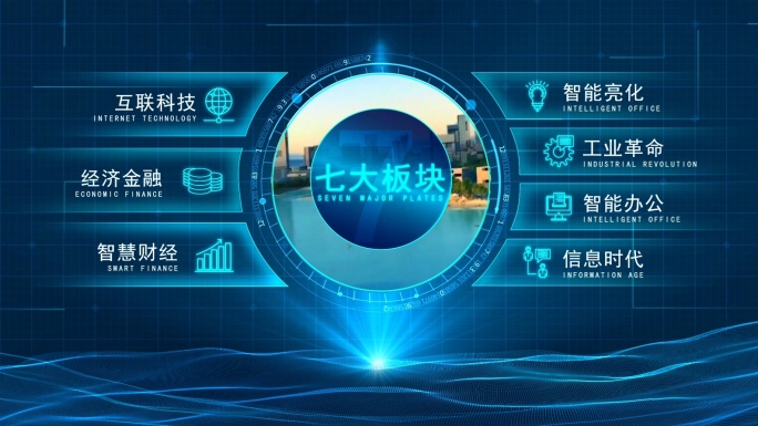 【原创】科技分类科技感AE模板