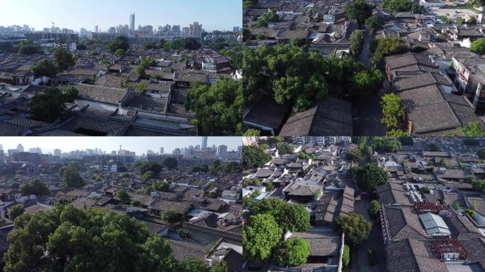 福州三坊七巷老街古建筑航拍【4K】