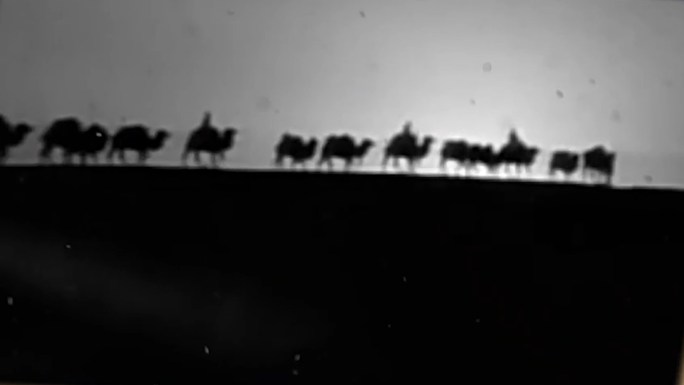 清末民初1910年代丝绸之路骆驼商队