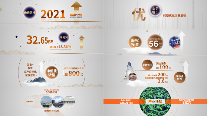 科技 企业年报 数据展示 数据 汇报