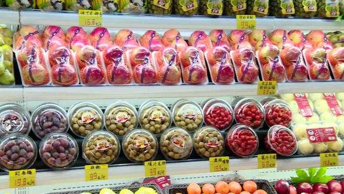 超市购物生活超市水果区