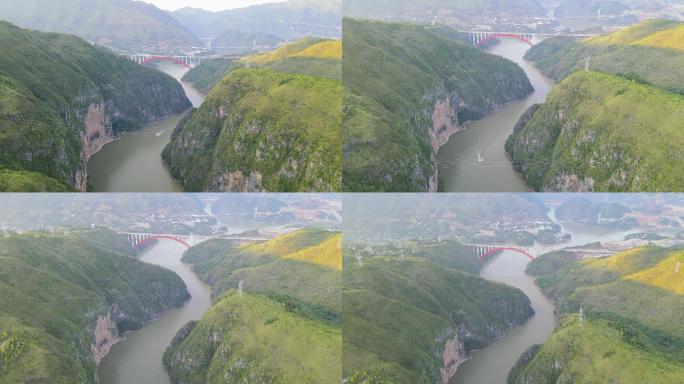 航拍重庆巫山龙门峡（4K）