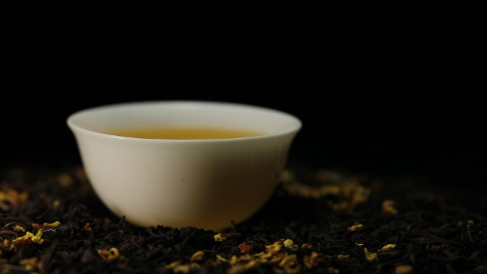 中国花茶文化黄金桂花茶茶叶