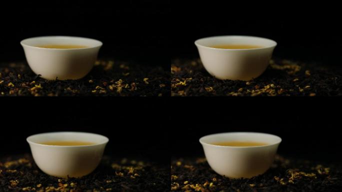 中国花茶文化黄金桂花茶茶叶