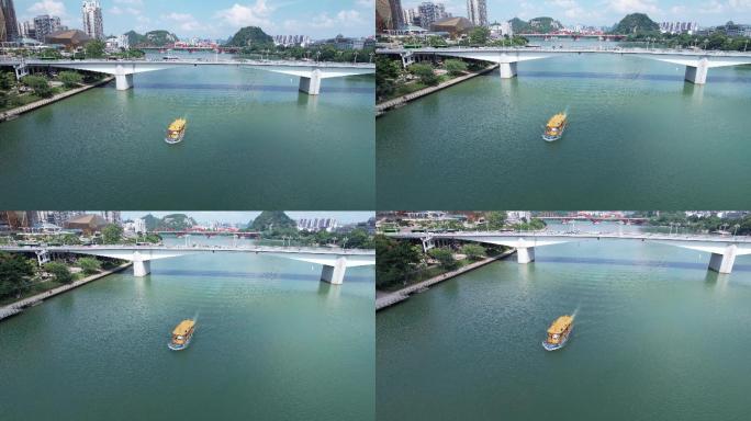 柳州水上公交航拍最新