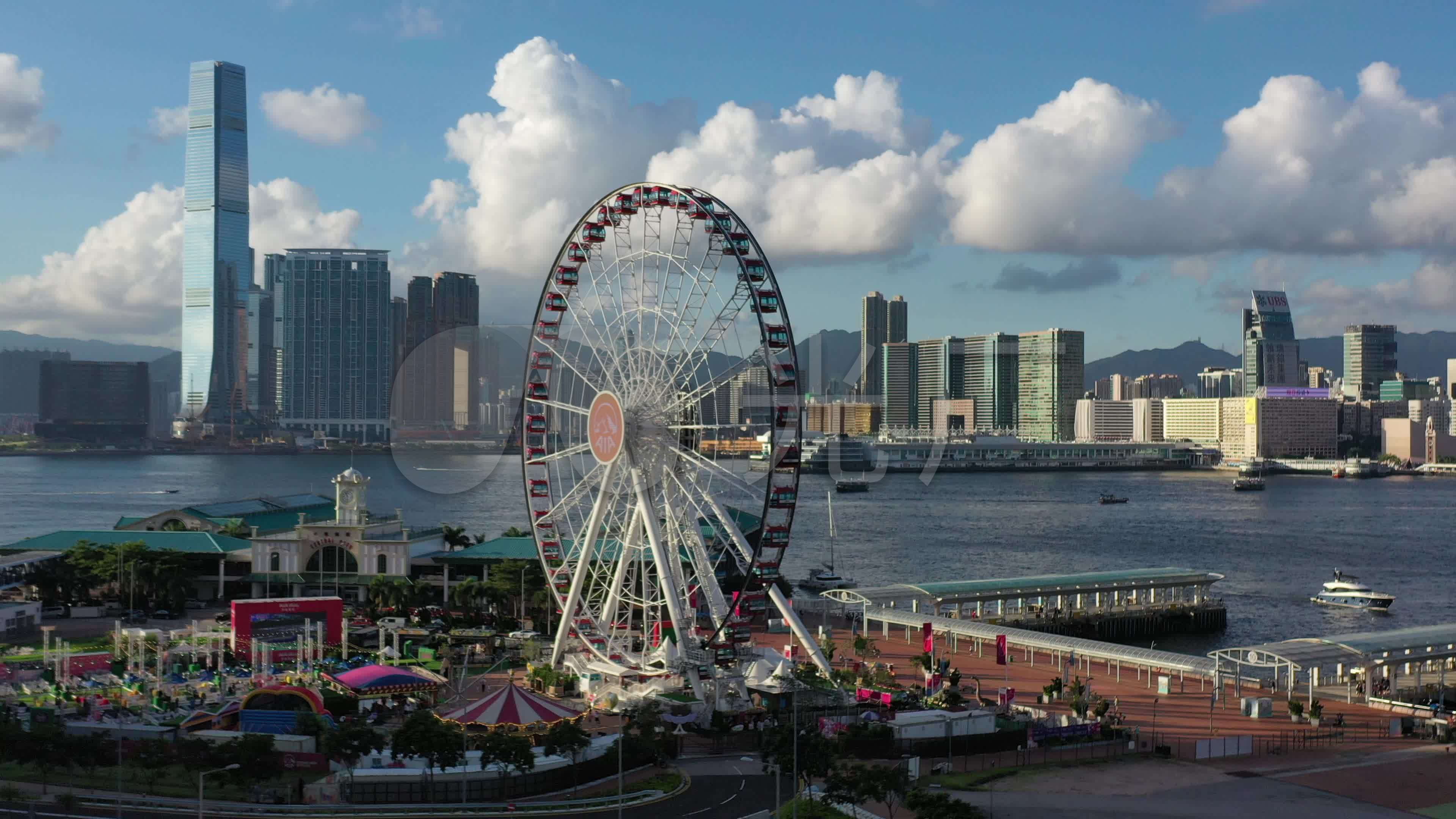 【携程攻略】香港香港摩天轮景点,香港中环码头⛵️摩天轮
