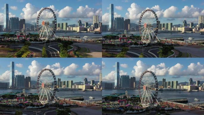 香港中环摩天轮：香港之眼饱览维港两岸景色