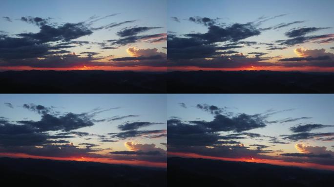 4K航拍思旸夕阳2组37秒