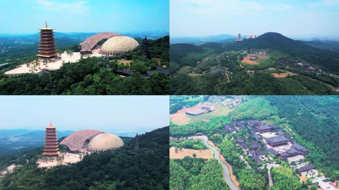 4K航拍南京牛首山风景区