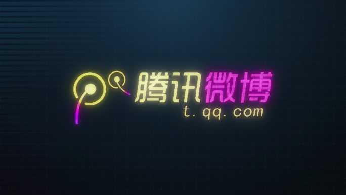 故障风logo文字