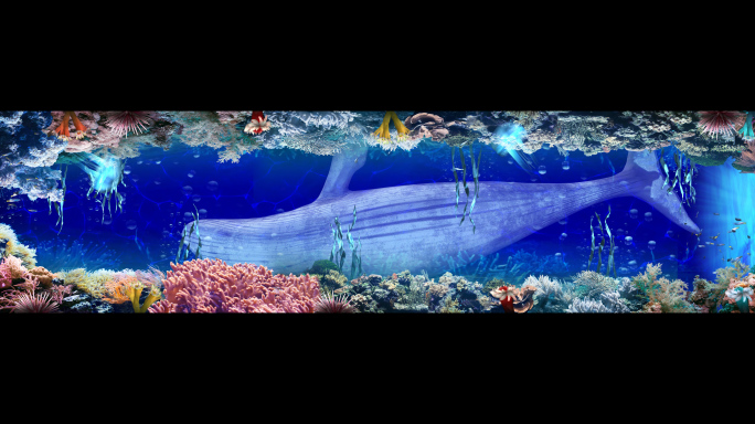 8K海底世界天幕鲨鱼