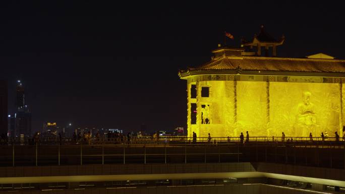 6K夜晚楼顶看长沙夜景02