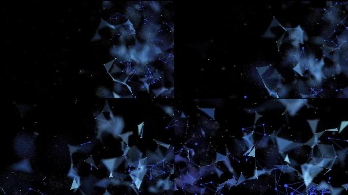 点线面星空pr背景视频